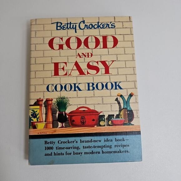 Betty Crocker's Good and Easy Cookbook 1st Edition 7th Printing Vintage 1958 HC - Picture 1 of 7
